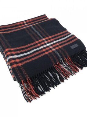 Hermes Blanket Check Stole